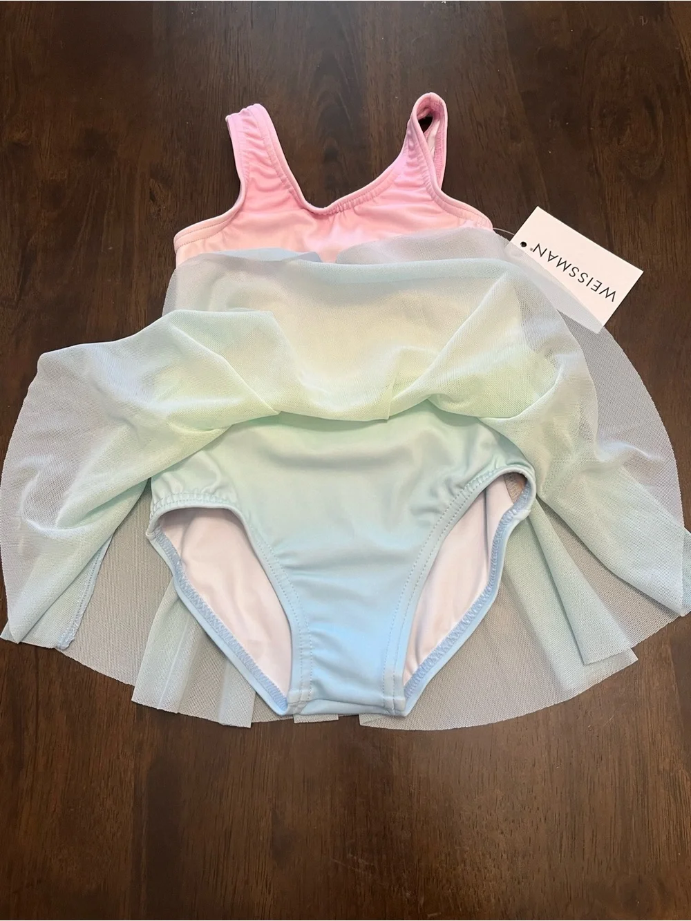 Weissman Sugar Ombre Tank Dress (Ballet Leotard with Skirt) - T